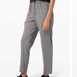 Lululemon keep moving 7/8 - stretch high rise pant - size 4 - gray